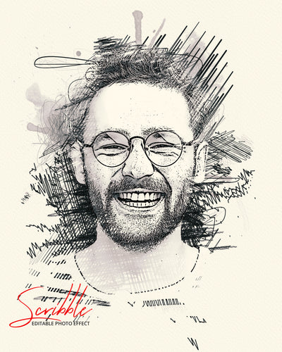 The Scribble & Sketch Photo Effects Templates Bundle - Artixty