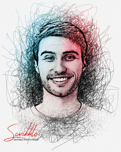 The Scribble & Sketch Photo Effects Templates Bundle - Artixty