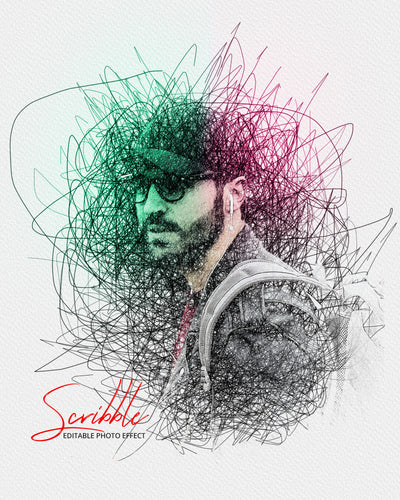 The Scribble & Sketch Photo Effects Templates Bundle - Artixty