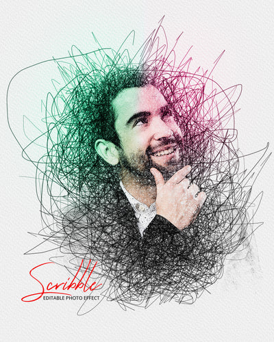 The Scribble & Sketch Photo Effects Templates Bundle - Artixty