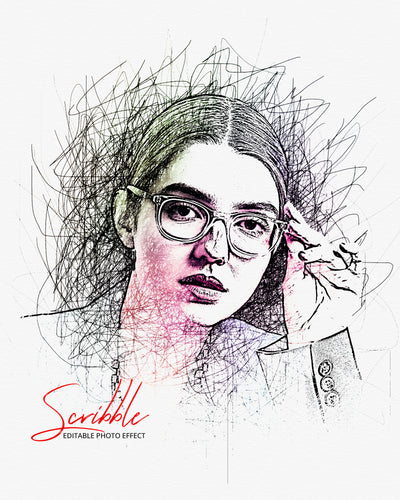 The Scribble & Sketch Photo Effects Templates Bundle - Artixty