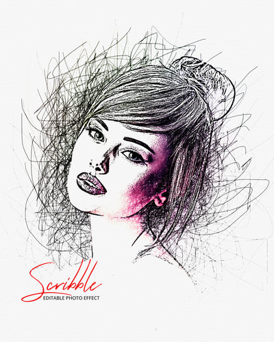 The Scribble & Sketch Photo Effects Templates Bundle - Artixty
