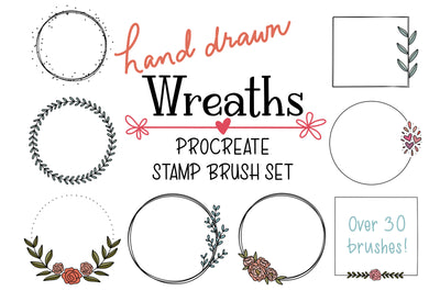 270+ Fancy Procreate Stamp Brushes Bundle-Add-Ons-Artixty