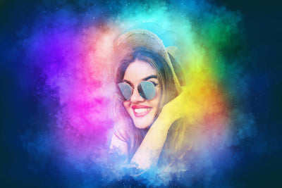 10 Smoke Powder Photo Effects Bundle - Artixty