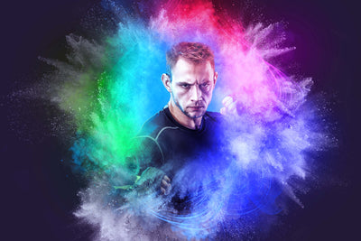 10 Smoke Powder Photo Effects Bundle - Artixty