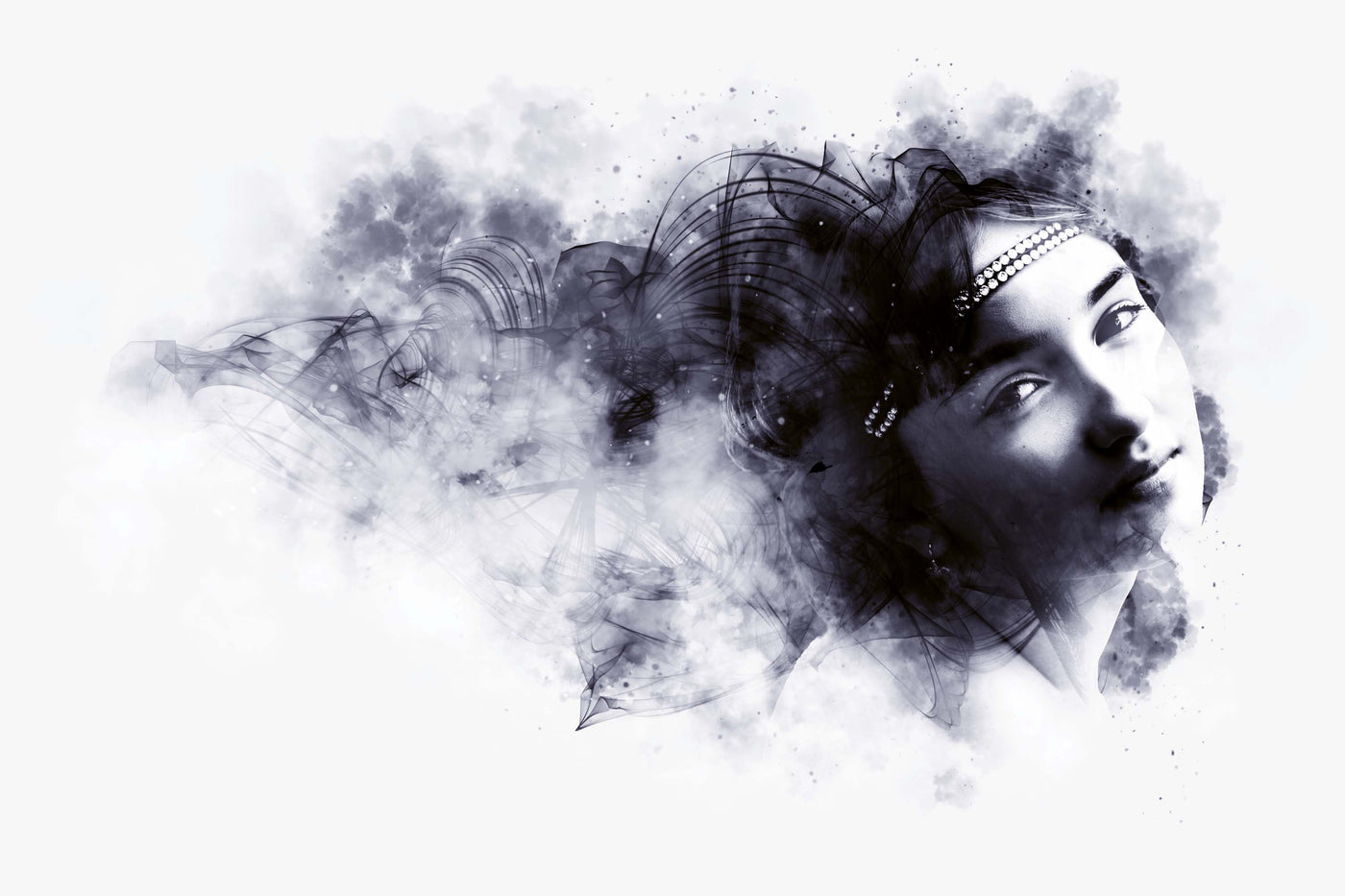 10 Smoke Powder Photo Effects Bundle - Artixty
