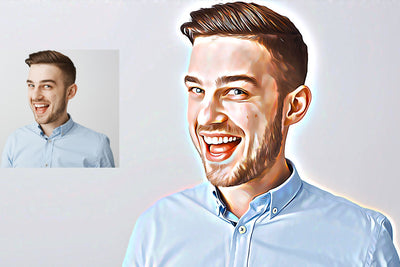 Digital Oil Painting Photoshop Actions Bundle