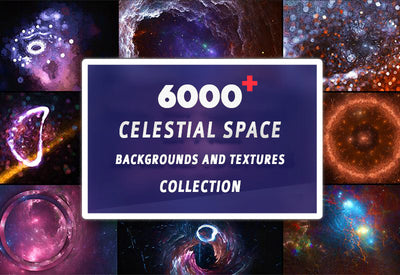 6000 Celestial Space Backgrounds & Textures Bundle-Graphics-Artixty
