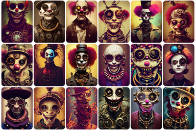 200+ Steampunk Characters Bundle - Artixty
