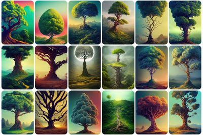 190 Surreal Trees Stock Photos Bundle - Artixty