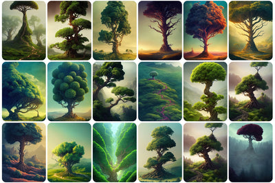 190 Surreal Trees Stock Photos Bundle - Artixty