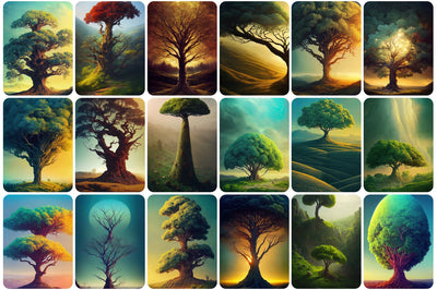 190 Surreal Trees Stock Photos Bundle - Artixty