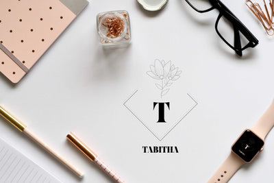 520 A to Z Floral Handmade Logos Bundle