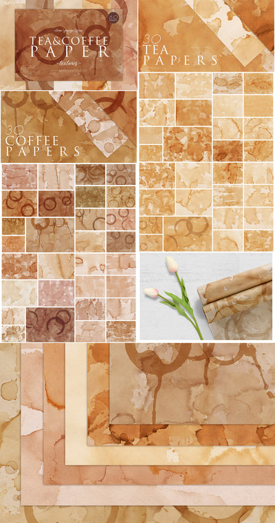 The 2350 Epic Paper Backgrounds & Textures Bundle - Artixty