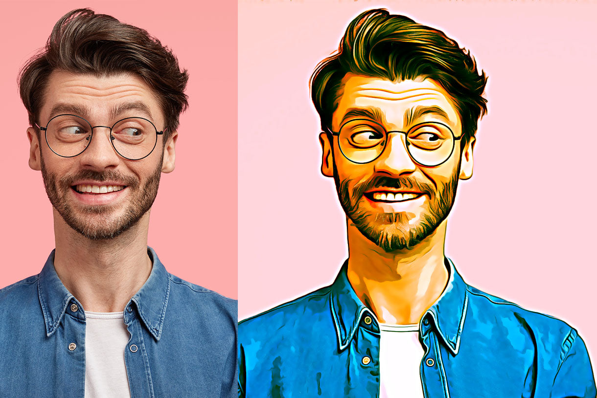 Digital Oil Painting Photoshop Actions Bundle