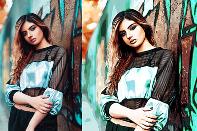 Digital Oil Painting Photoshop Actions Bundle
