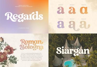 Unique Branding Modern Font Bundles - Artixty