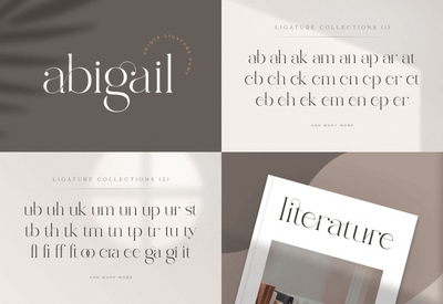 The Unique & Classy Modern Font Bundle - Artixty