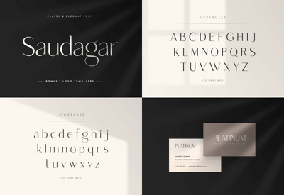 The Unique & Classy Modern Font Bundle - Artixty