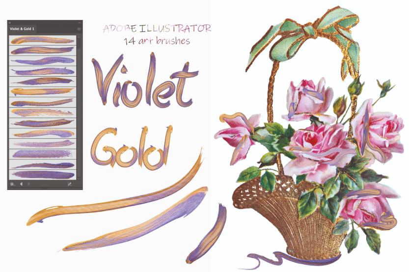 700+ Colourful Illustrator Brushes Bundle-Add-Ons-Artixty