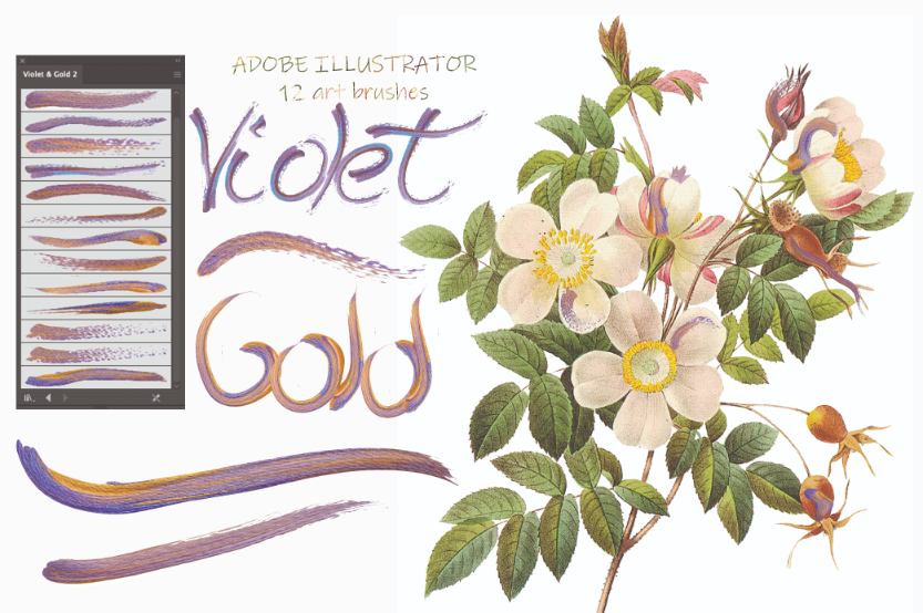 700+ Colourful Illustrator Brushes Bundle-Add-Ons-Artixty