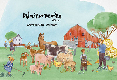 6000+ Watercolor And Line Art Bundle - Artixty