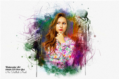 The Massive Watercolor Effect Photo Templates Bundle - Artixty