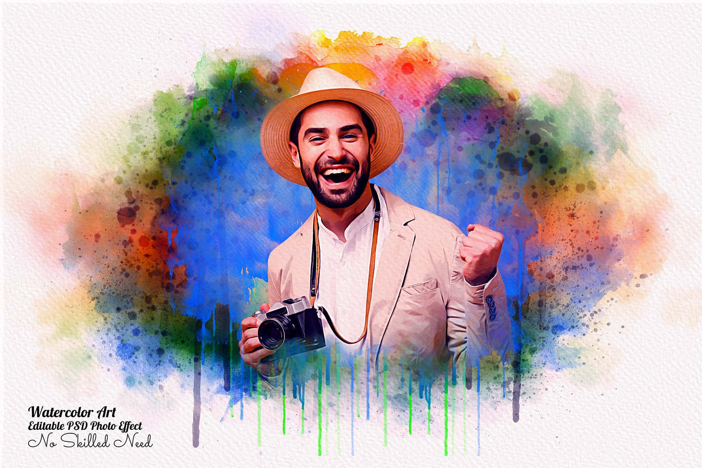 The Massive Watercolor Effect Photo Templates Bundle - Artixty
