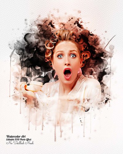 The Massive Watercolor Effect Photo Templates Bundle - Artixty