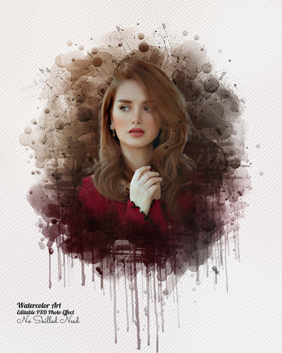 The Massive Watercolor Effect Photo Templates Bundle - Artixty