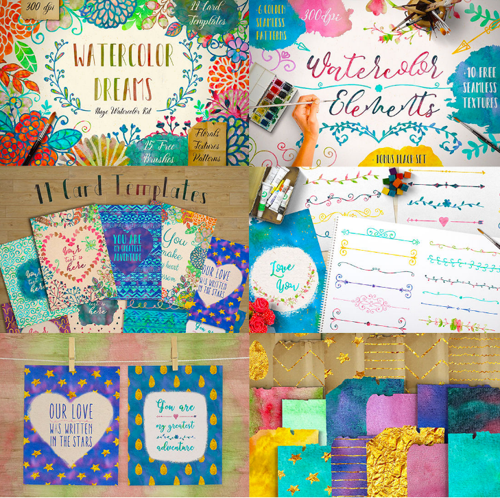 5300-In-1 Design Bundle By Olya Creative - Artixty