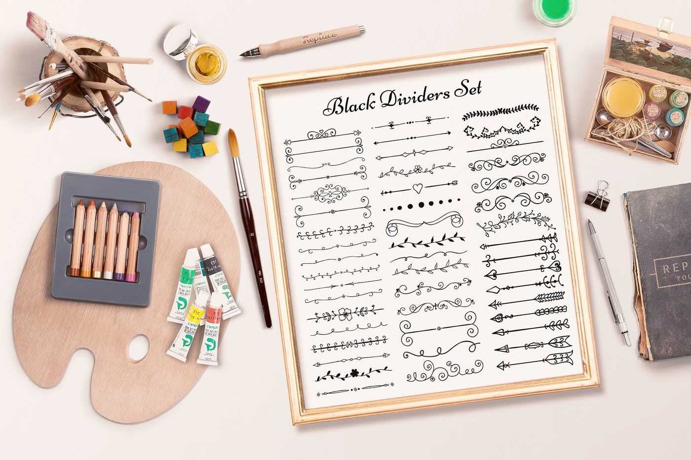5300-In-1 Design Bundle By Olya Creative - Artixty
