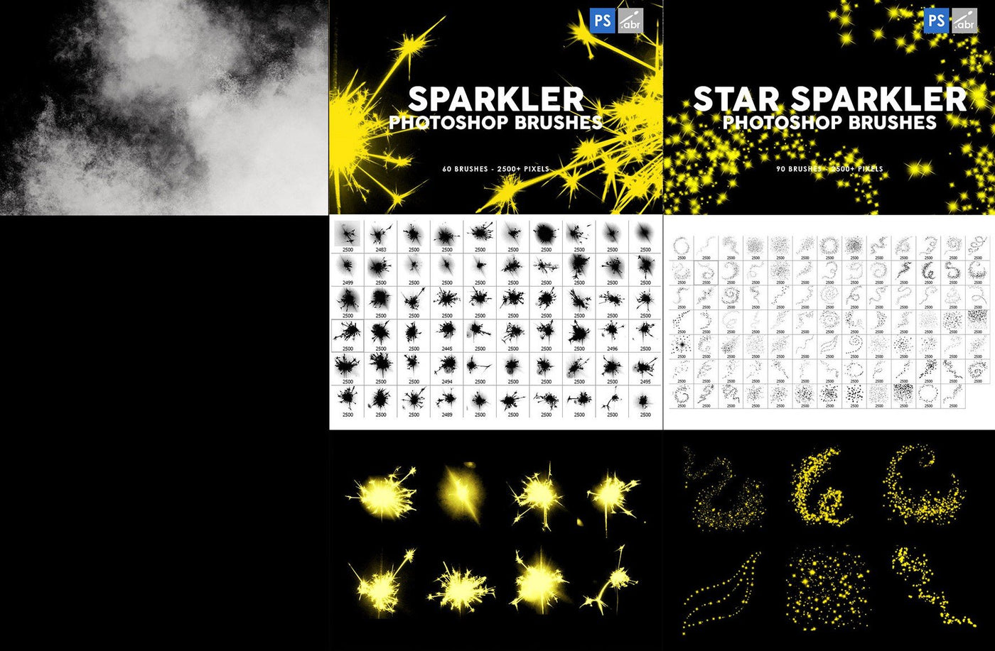 5600+ Artistic Photoshop Brushes Mega Bundle-Add-Ons-Artixty