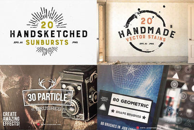 The Finest Photoshop Brushes Bundle - 600+ Brushes-Add-Ons-Artixty