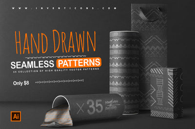 3000+ Crafty Seamless Patterns Bundle-Graphics-Artixty