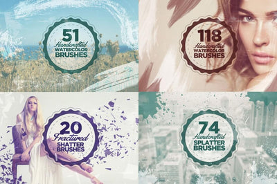 The Finest Photoshop Brushes Bundle - 600+ Brushes-Add-Ons-Artixty