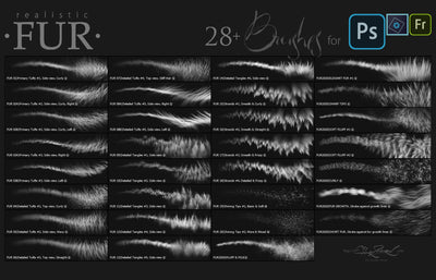 The 130+ Realistic Photoshop Brushes Bundle-Add-Ons-Artixty