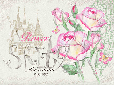 17000+ Exquisite Watercolor Design Library-Graphics-Artixty