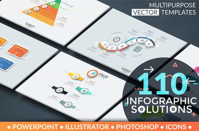 The Epic Infographics Bundle - 1000+ Vectors-Templates-Artixty