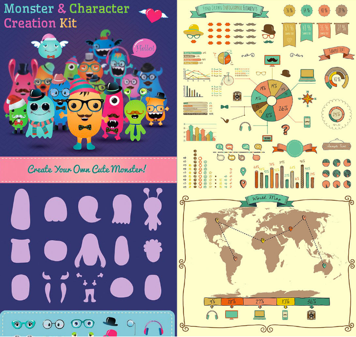 5300-In-1 Design Bundle By Olya Creative - Artixty