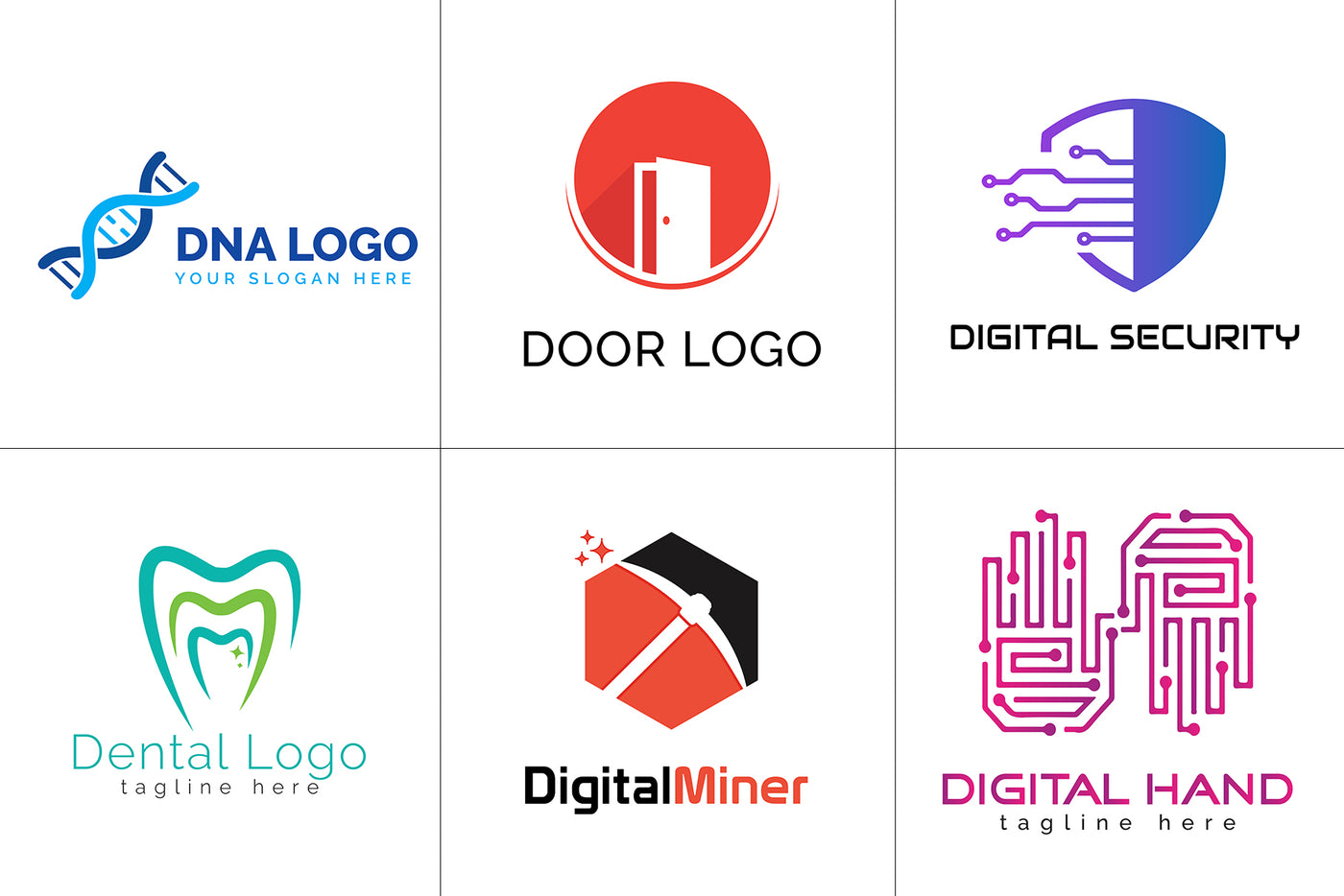 The Massive Bundle Of 500+ Extraordinary Logos-Templates-Artixty