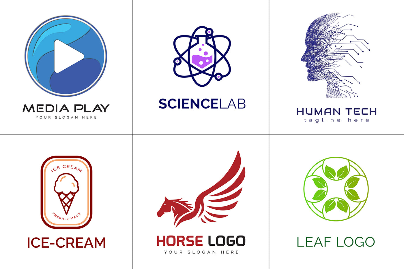 The Massive Bundle Of 500+ Extraordinary Logos-Templates-Artixty