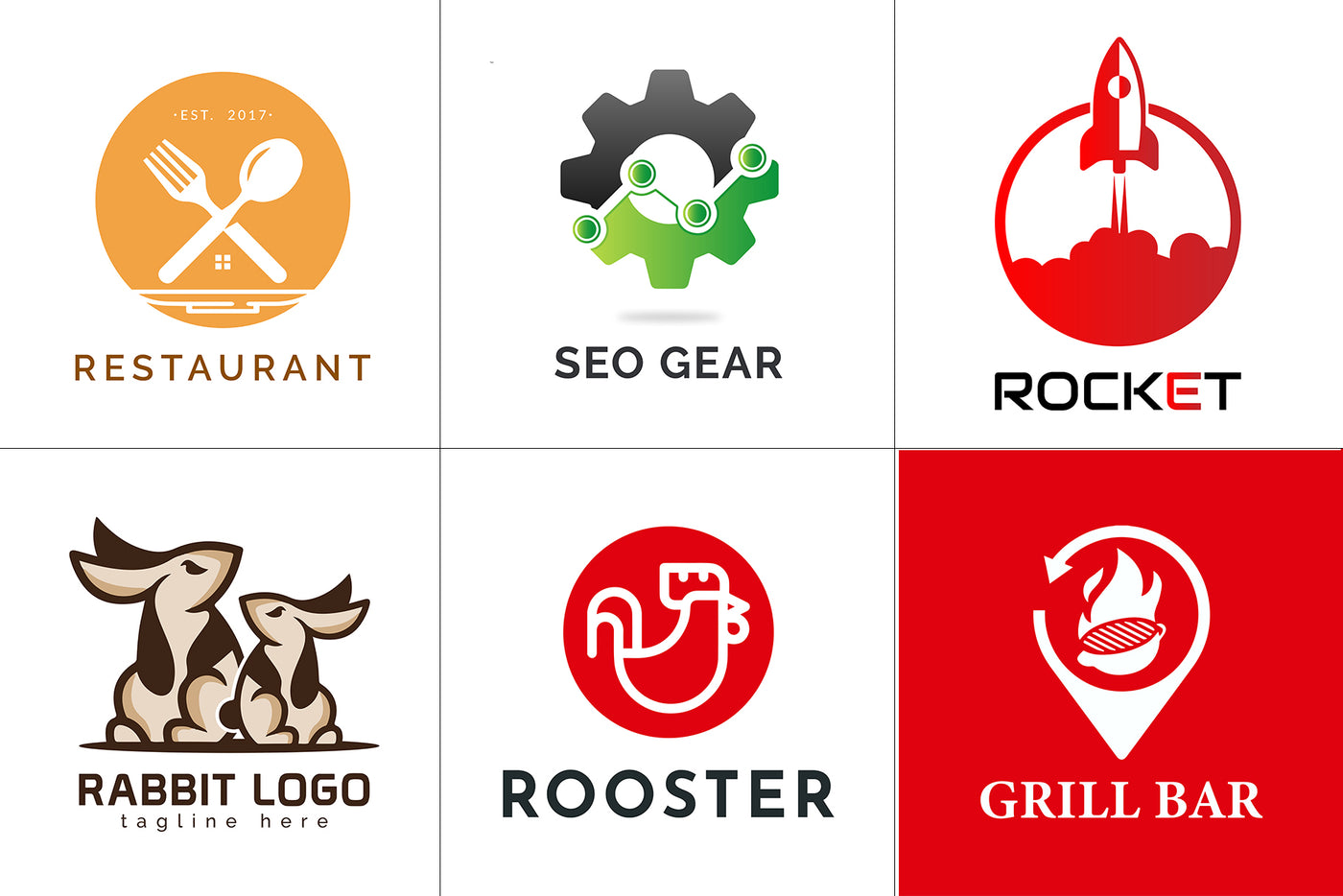 The Massive Bundle Of 500+ Extraordinary Logos-Templates-Artixty