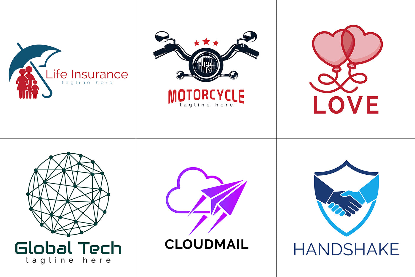 The Massive Bundle Of 500+ Extraordinary Logos-Templates-Artixty