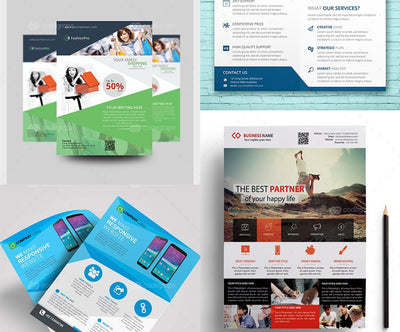 200 Upscale Corporate Flyer Templates Bundle-Templates-Artixty