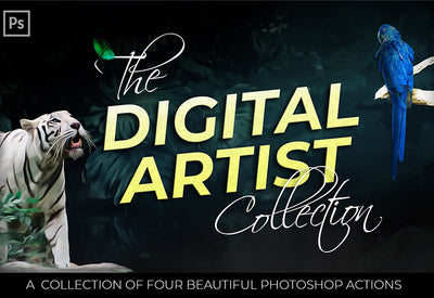 The Digital Art Photoshop Actions Bundle-Add-Ons-Artixty