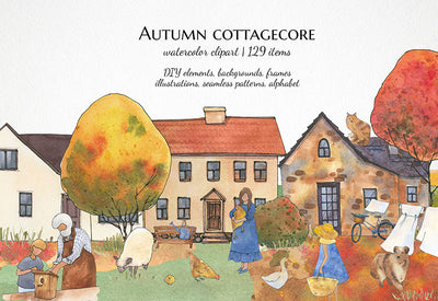 6000+ Watercolor And Line Art Bundle - Artixty