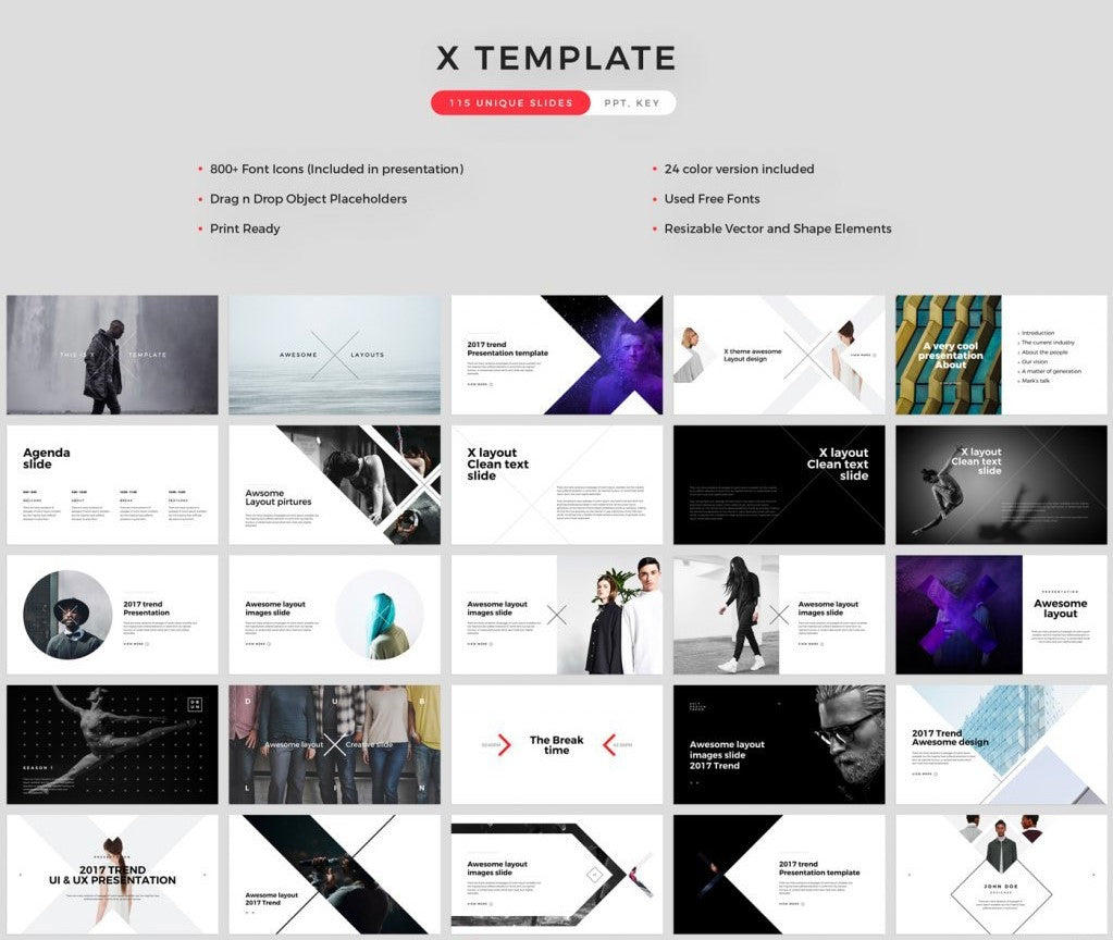 The Elegant Presentation Bundle - 7300+ Slides-Templates-Artixty