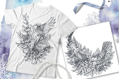 The Large Vector Flowers Bundle - 400+ Design Elements - Artixty