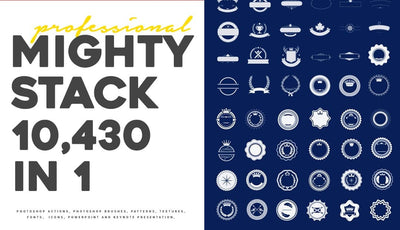 10,430-In-1 Mighty Stack Design Bundle - Artixty